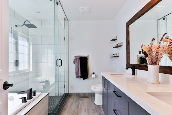 Beautifully renovated modern bathroom